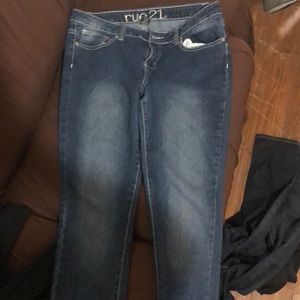 RUE21- Half skinny/straight legged jeans.